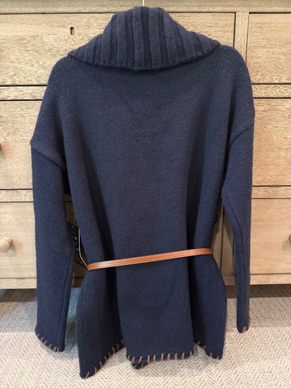 Tuckernuck Navy Blue Open Sweater - Picture 2 of 3